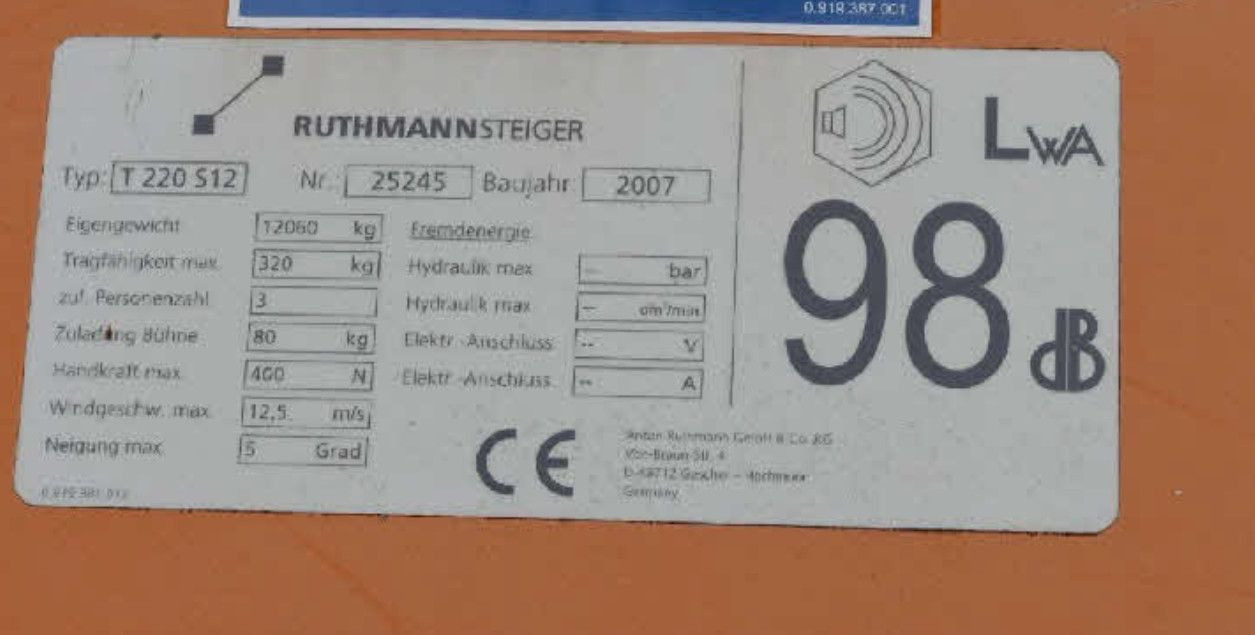 Mercedes-Benz ATEGO 4X4 1324 Hub Steiger Ruthmann T220 - Vazdušna platforma montirana na kamion: slika 3 Mercedes-Benz ATEGO 4X4 1324 Hub Steiger Ruthmann T220 - Vazdušna platforma montirana na kamion: slika 3