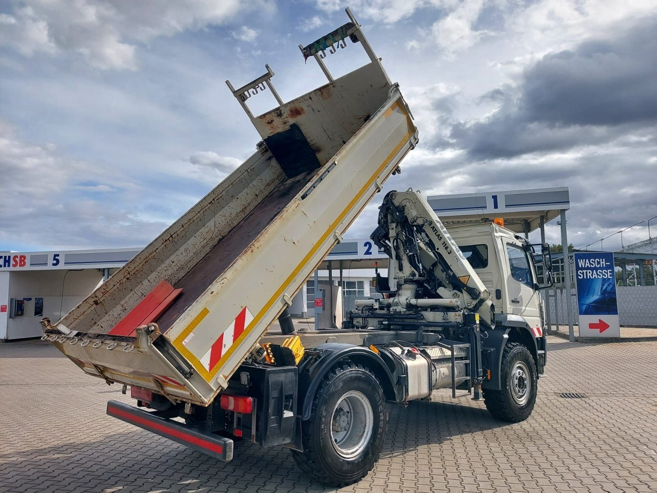 Mercedes-Benz Atego / 1324 MEILLER 4X4 KRAN ATLAS 116.3 Kipper - Istovarivač, Kamion sa dizalicom: slika 5 Mercedes-Benz Atego / 1324 MEILLER 4X4 KRAN ATLAS 116.3 Kipper - Istovarivač, Kamion sa dizalicom: slika 5