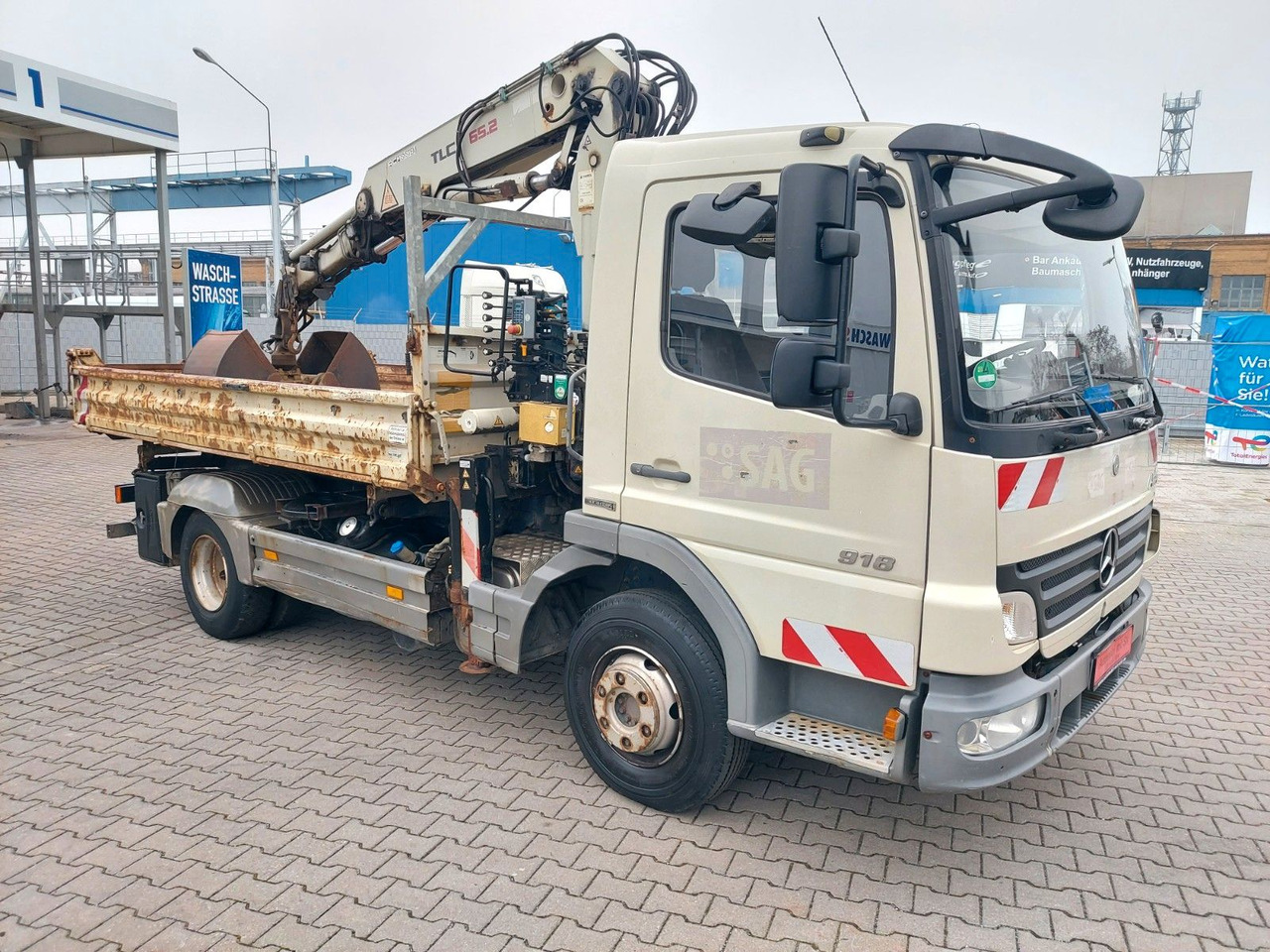 Mercedes-Benz Atego 2 4-Zyl. 4x2 918 TEREX KRAN 3-Seiten Kipp - Istovarivač, Kamion sa dizalicom: slika 4 Mercedes-Benz Atego 2 4-Zyl. 4x2 918 TEREX KRAN 3-Seiten Kipp - Istovarivač, Kamion sa dizalicom: slika 4