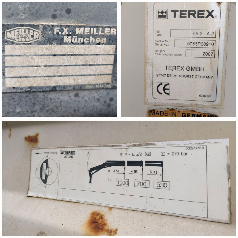 Mercedes-Benz Atego 2 4-Zyl. 4x2 918 TEREX KRAN 3-Seiten Kipp - Istovarivač, Kamion sa dizalicom: slika 3 Mercedes-Benz Atego 2 4-Zyl. 4x2 918 TEREX KRAN 3-Seiten Kipp - Istovarivač, Kamion sa dizalicom: slika 3