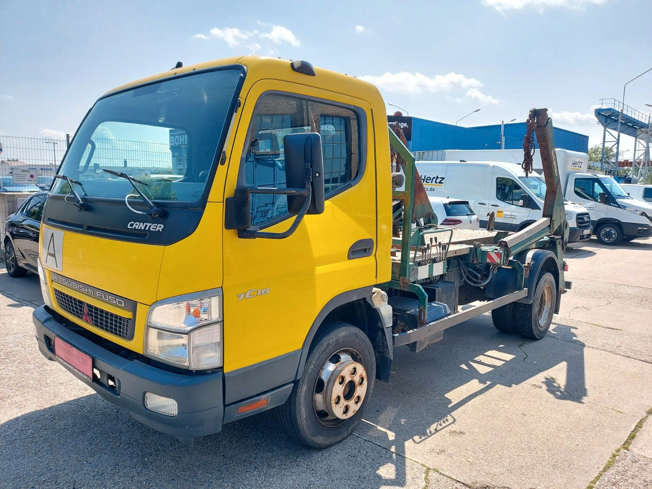 Mitsubishi Canter 7C18 Absetzer Kipper Meier Ratio 4500kg - Kamion za utovaranje kontejnera: slika 1 Mitsubishi Canter 7C18 Absetzer Kipper Meier Ratio 4500kg - Kamion za utovaranje kontejnera: slika 1
