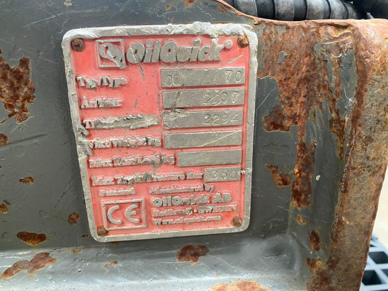 Oil Quick OQ 70 - Brza spojnica: slika 3 Oil Quick OQ 70 - Brza spojnica: slika 3