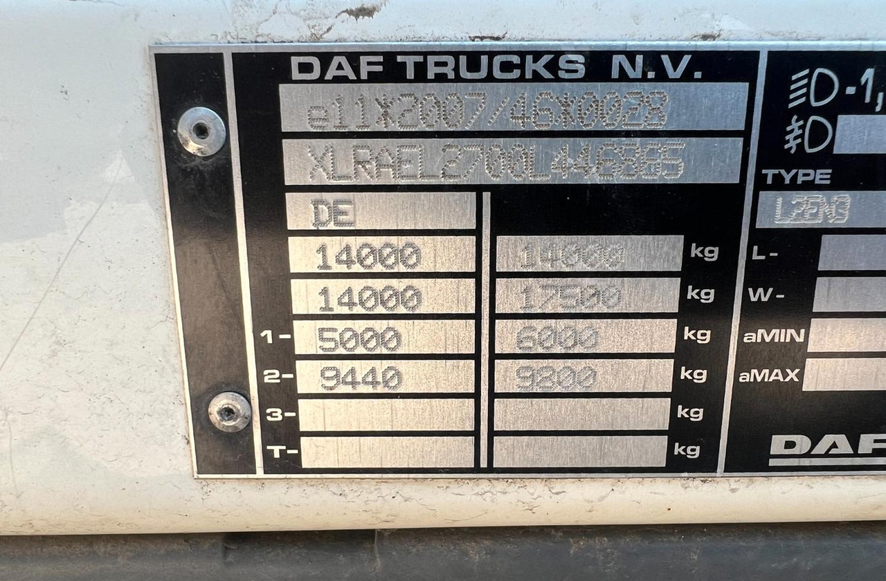 Kamion sa zatvorenim sandukom Daf lf 250 fa furgone 8 mt euro 6: slika 11