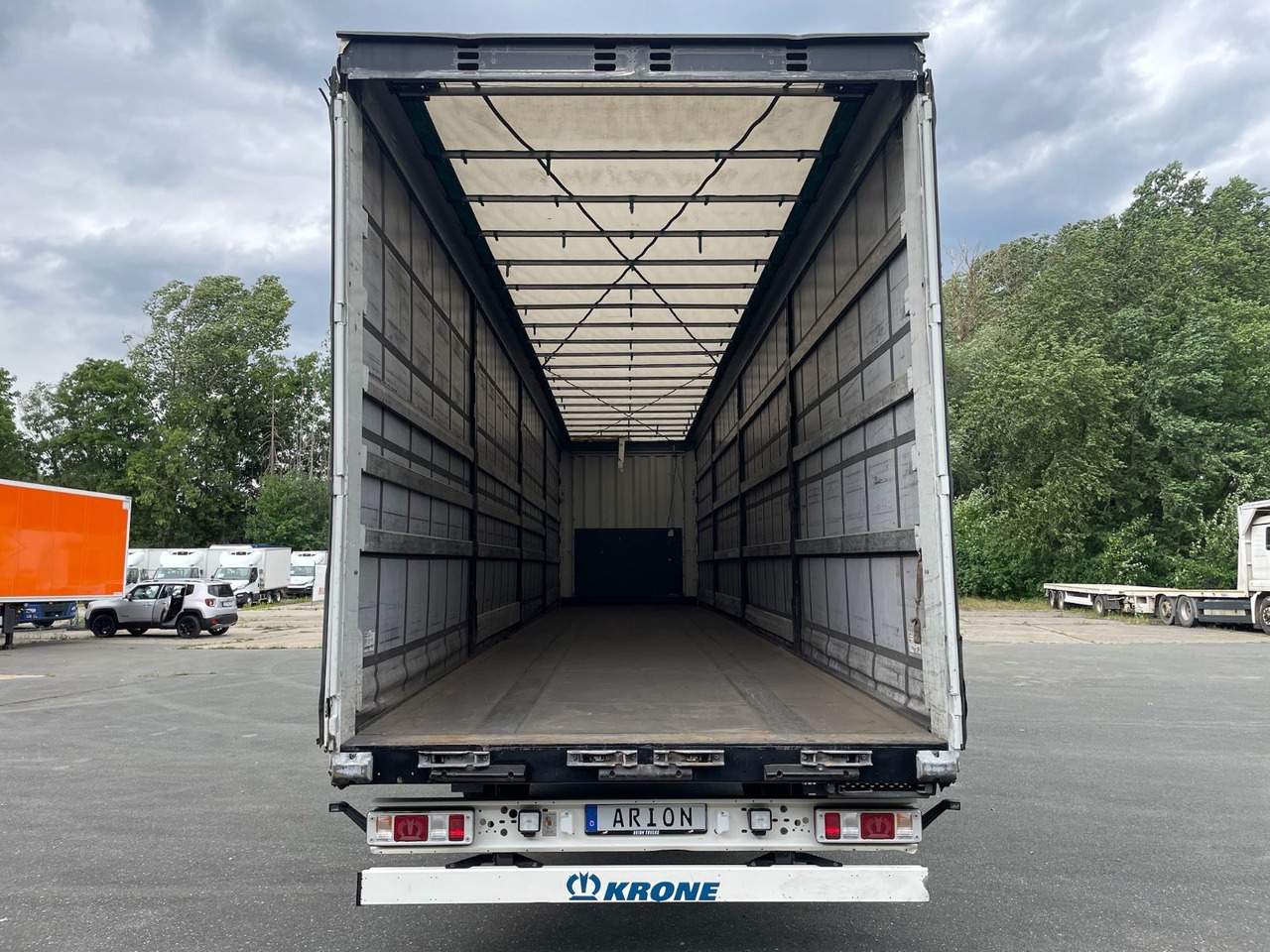 Poluprikolica sa ceradom Krone SD DA06 Pritsche+Plane/MEGA/3-Achs/13,6m/EDSCHA: slika 9