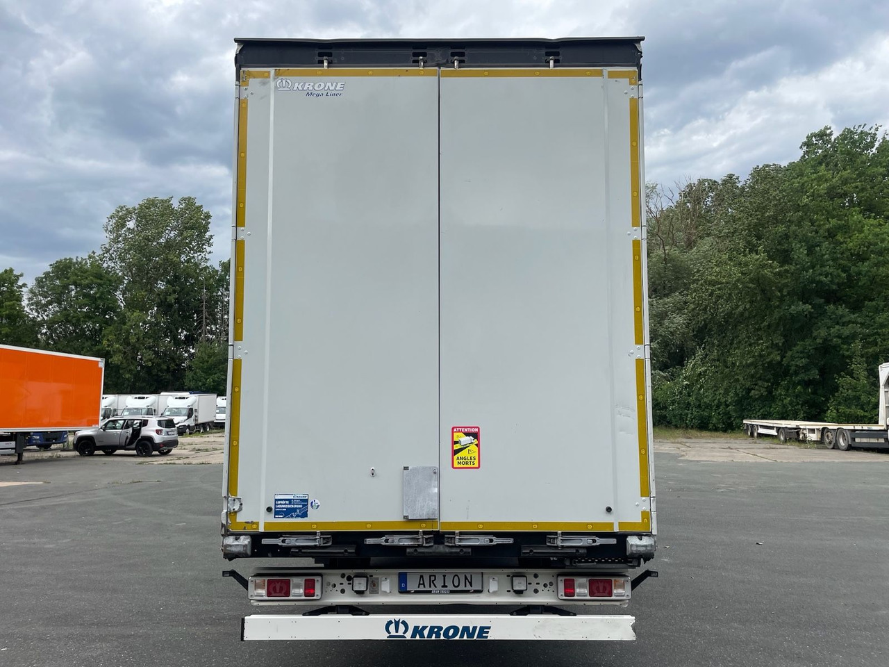Poluprikolica sa ceradom Krone SD DA06 Pritsche+Plane/MEGA/3-Achs/13,6m/EDSCHA: slika 6
