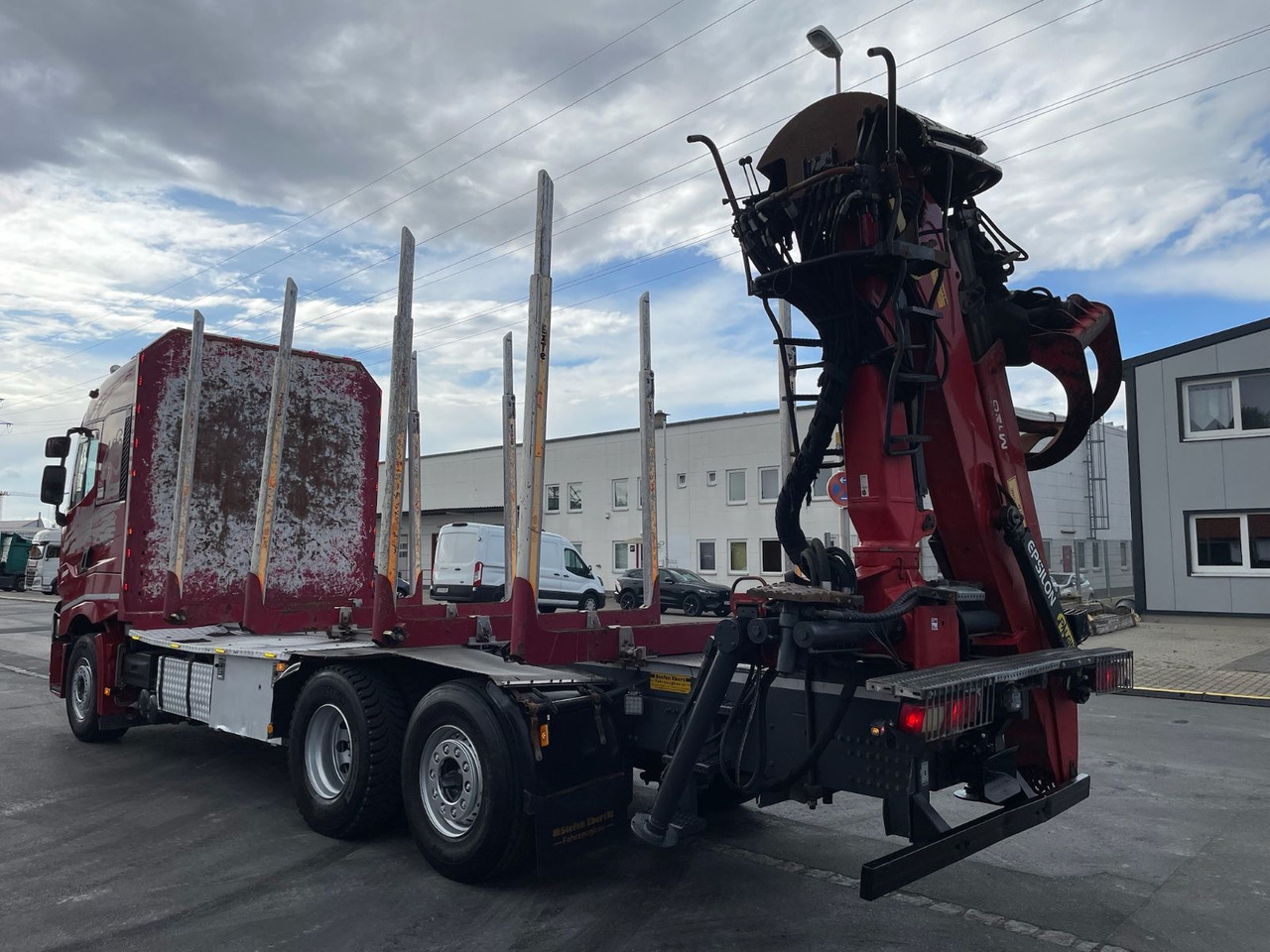 Renault T520 6x2 Kurzholz/PALFINGER/E120Z/VOLVO-ENGINE - Šticar, Kamion sa dizalicom: slika 4 Renault T520 6x2 Kurzholz/PALFINGER/E120Z/VOLVO-ENGINE - Šticar, Kamion sa dizalicom: slika 4