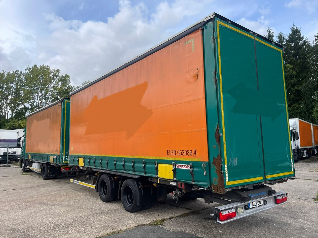 Scania G450 Pritsche+Plane/ANHÄNGER/KOTSCHENREUTHER - Kamion sa ceradom: slika 3 Scania G450 Pritsche+Plane/ANHÄNGER/KOTSCHENREUTHER - Kamion sa ceradom: slika 3