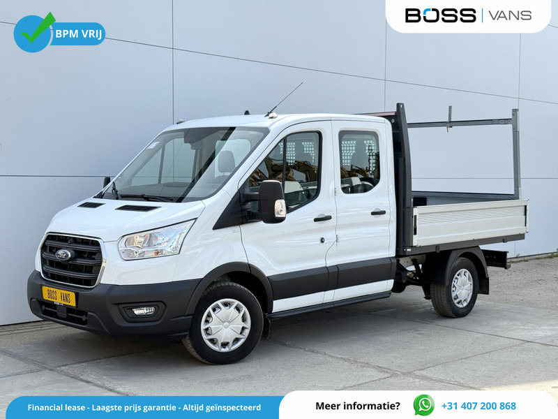 Ford Transit 350 2.0 TDCI 130PK L3H1 DC Trend Open Laadbak Pritische 6 zitplaatsen Airco Cruise Control - Dostavno vozilo sa otvorenom sandukom, Dostavno vozilo sa duplom kabinom: slika 1 Ford Transit 350 2.0 TDCI 130PK L3H1 DC Trend Open Laadbak Pritische 6 zitplaatsen Airco Cruise Control - Dostavno vozilo sa otvorenom sandukom, Dostavno vozilo sa duplom kabinom: slika 1