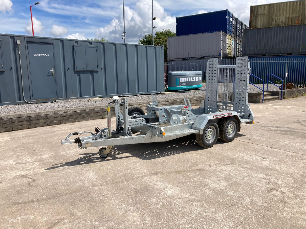 Brian James Trailers T-02-T - Prikolica za prevoz radnih mašina: slika 1 Brian James Trailers T-02-T - Prikolica za prevoz radnih mašina: slika 1