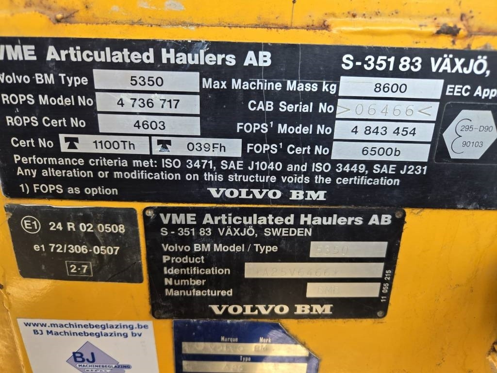 Zglobni kiper Volvo BM A 25: slika 21 Zglobni kiper Volvo BM A 25: slika 21