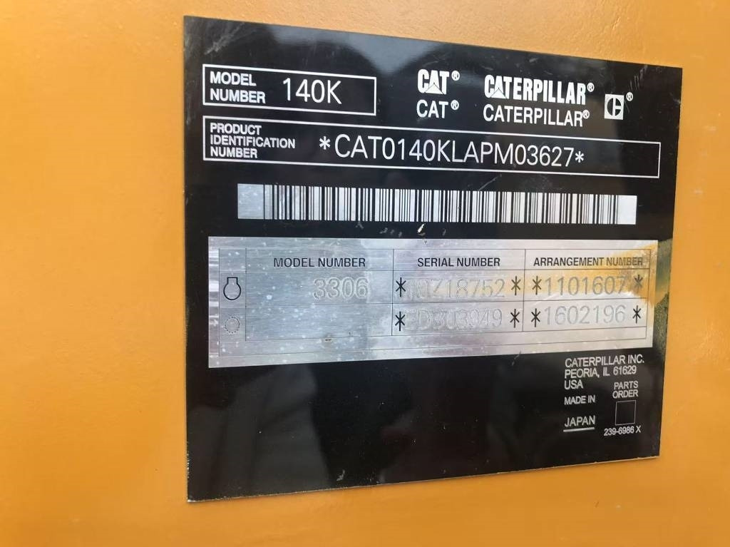 CAT 140k  - Grejder: slika 2 CAT 140k  - Grejder: slika 2