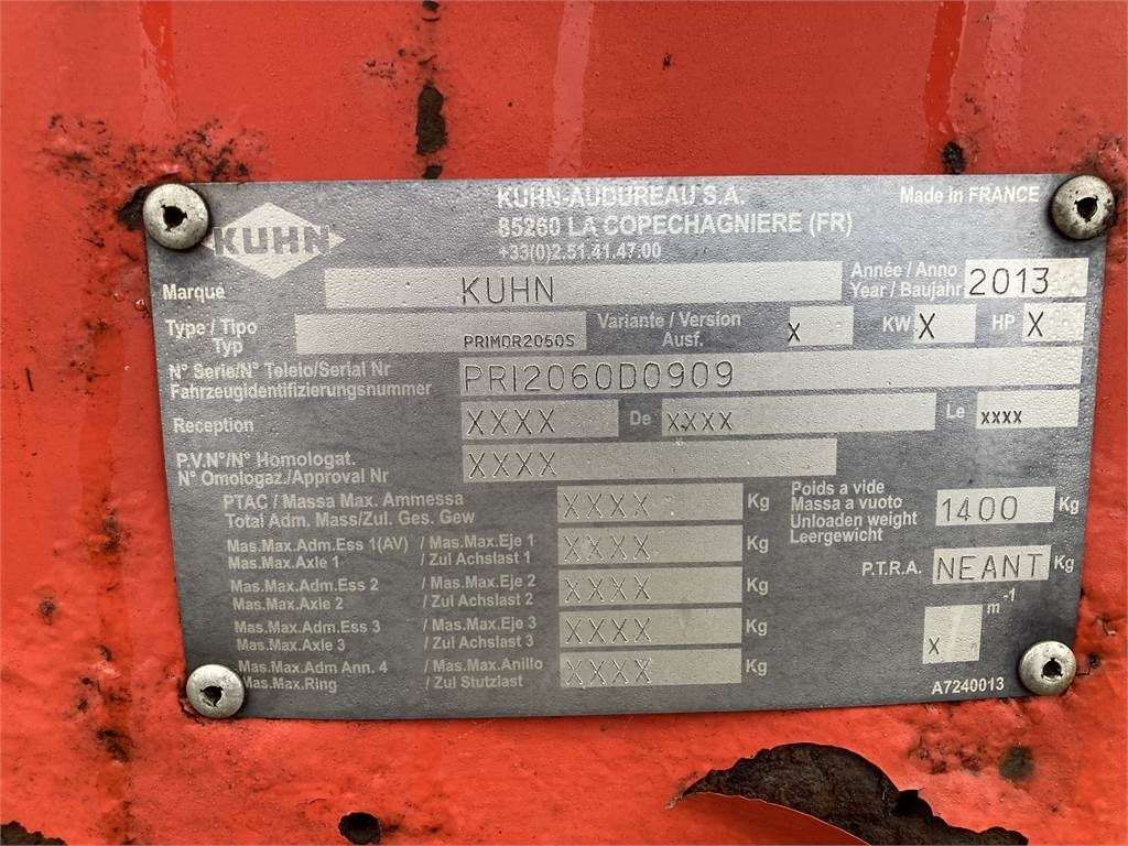 Kuhn PRIMOR 2060S halmstrøer - Oprema za stoku: slika 5 Kuhn PRIMOR 2060S halmstrøer - Oprema za stoku: slika 5