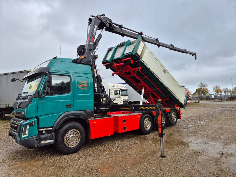 Volvo FMX 500 8x4 // HIAB X-HIPRO 262 EP-5 // 3-Tipper - Kamion sa dizalicom: slika 1 Volvo FMX 500 8x4 // HIAB X-HIPRO 262 EP-5 // 3-Tipper - Kamion sa dizalicom: slika 1