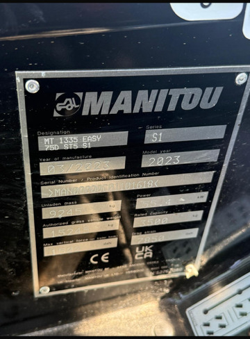 MANITOU MT1335 - Teleskopski upravljač: slika 5 MANITOU MT1335 - Teleskopski upravljač: slika 5