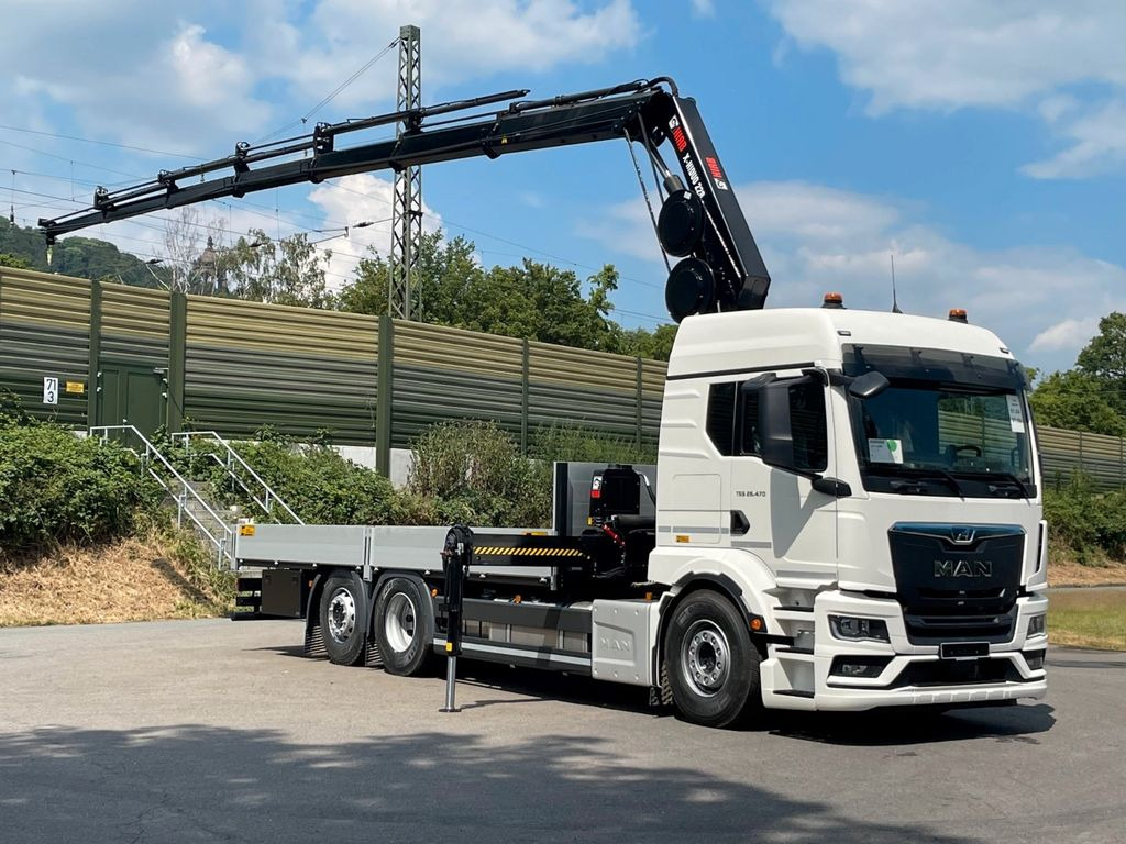 MAN TGS 26.480 / 6X2 Euro6 Retarder HIAB 228 - 6 - Kamion sa dizalicom, Kamion sa tovarnim sandukom: slika 1 MAN TGS 26.480 / 6X2 Euro6 Retarder HIAB 228 - 6 - Kamion sa dizalicom, Kamion sa tovarnim sandukom: slika 1