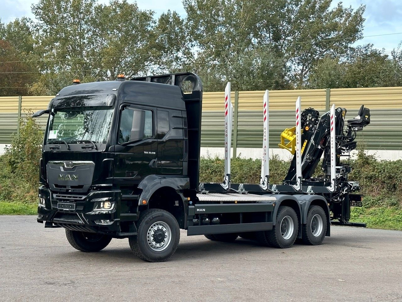 MAN TGS 33.520 6X6 Euro6e LogLift 165 Z - Šticar, Kamion sa dizalicom: slika 3 MAN TGS 33.520 6X6 Euro6e LogLift 165 Z - Šticar, Kamion sa dizalicom: slika 3