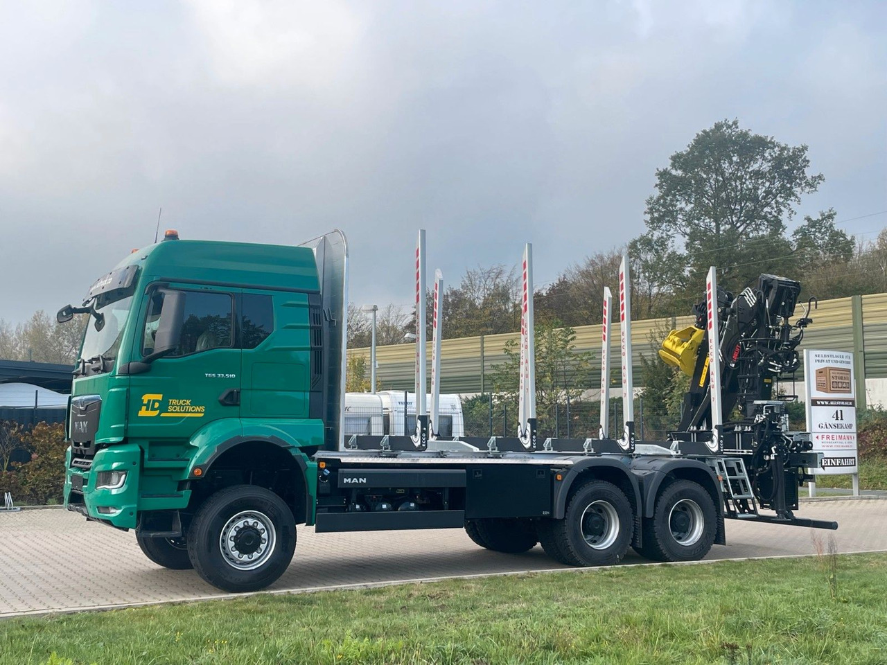 MAN TGS 33.520 6X6 Euro6e Loglift 165 Z Retarder - Šticar, Kamion sa dizalicom: slika 2 MAN TGS 33.520 6X6 Euro6e Loglift 165 Z Retarder - Šticar, Kamion sa dizalicom: slika 2
