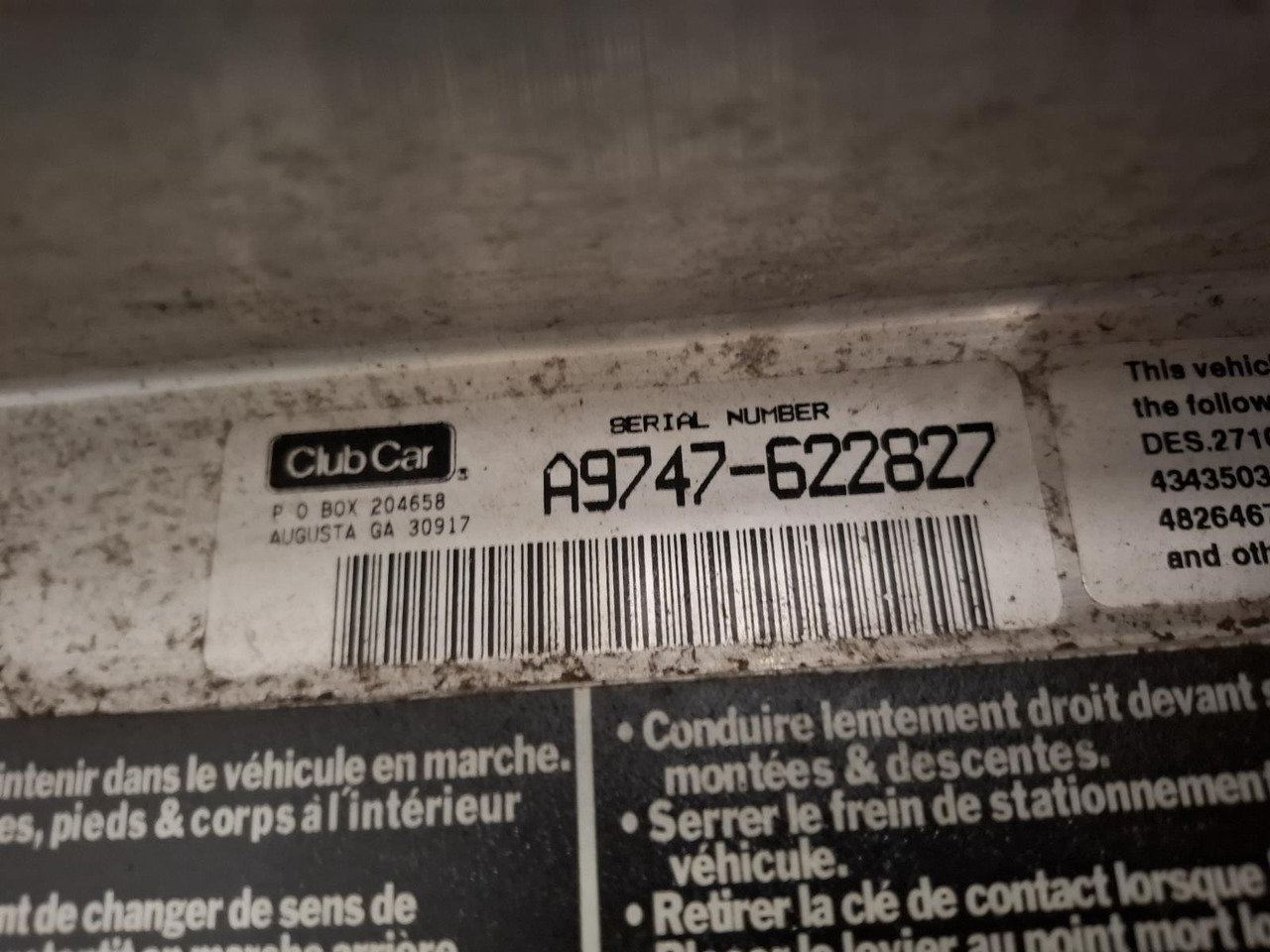 ClubCar DS 2 seater (1) A9747-622827 - Golf auto: slika 5 ClubCar DS 2 seater (1) A9747-622827 - Golf auto: slika 5