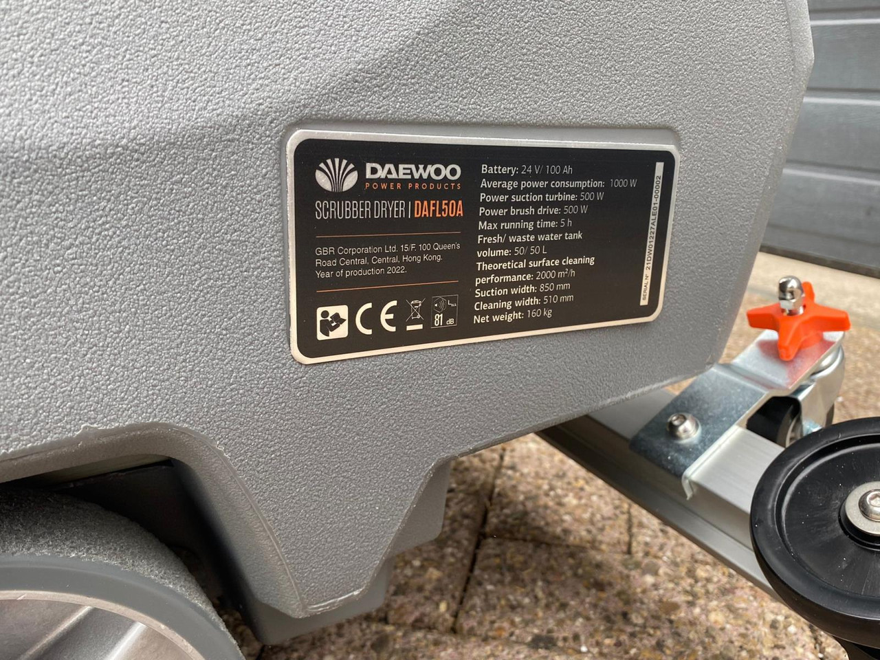 Daewoo DAFL50A Schrobzuigmachine - Mašina za čiščenje: slika 3 Daewoo DAFL50A Schrobzuigmachine - Mašina za čiščenje: slika 3