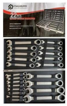 Stahlgruppe Steek en Ringsleutel set - Гаражна опрема: slika 1 Stahlgruppe Steek en Ringsleutel set - Гаражна опрема: slika 1