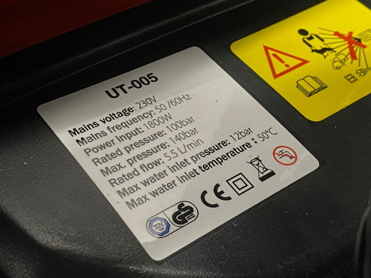 UltraToolz 1800W Hogedrukreiniger - Mašina za čiščenje: slika 4 UltraToolz 1800W Hogedrukreiniger - Mašina za čiščenje: slika 4