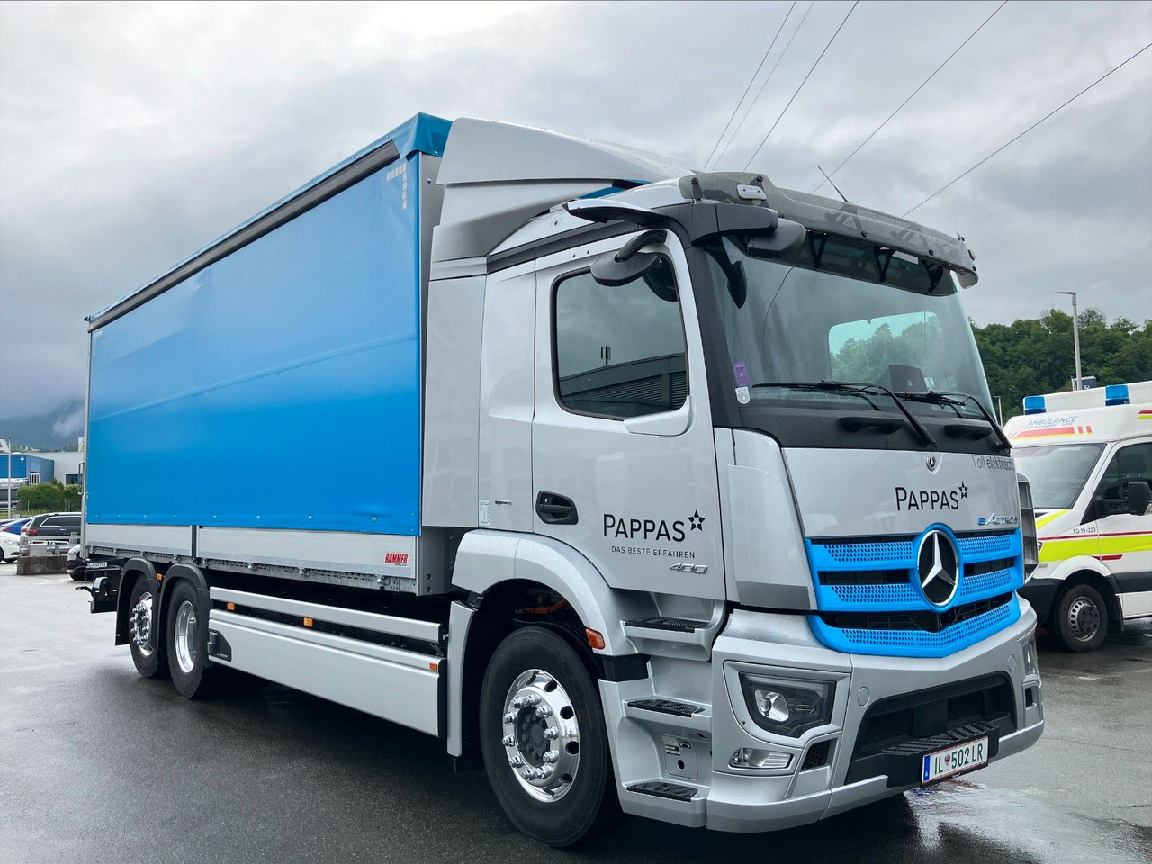 Mercedes-Benz eActros 400L 6x2 - Kamion sa ceradom, Električni kamion: slika 4 Mercedes-Benz eActros 400L 6x2 - Kamion sa ceradom, Električni kamion: slika 4
