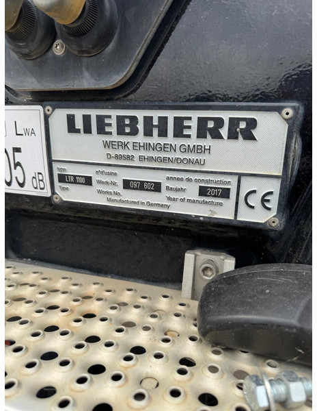 Liebherr LTR 1100 - Kran guseničar: slika 3 Liebherr LTR 1100 - Kran guseničar: slika 3