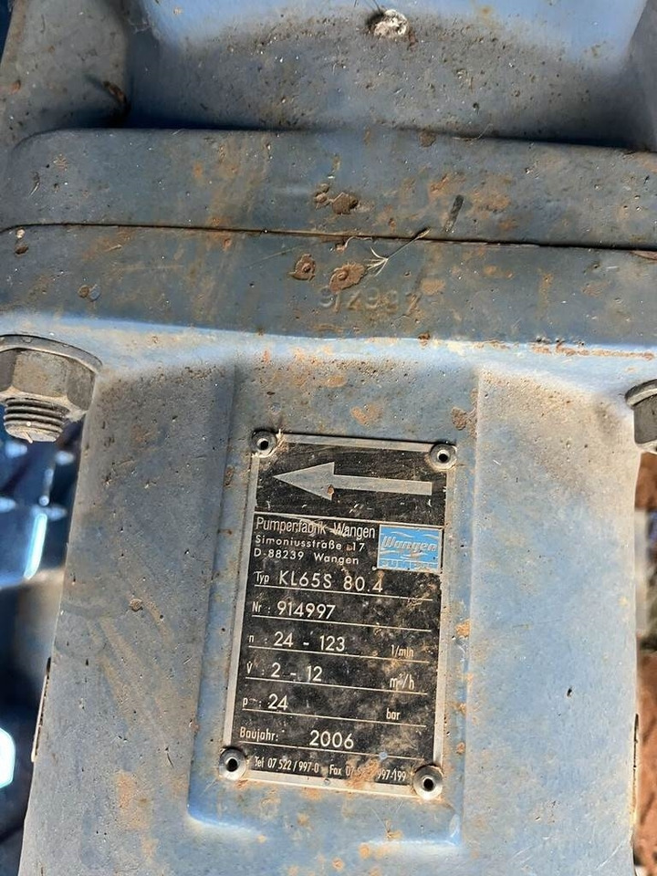 Putzmeister Wangen - Stacionarna pumpa za beton: slika 4 Putzmeister Wangen - Stacionarna pumpa za beton: slika 4