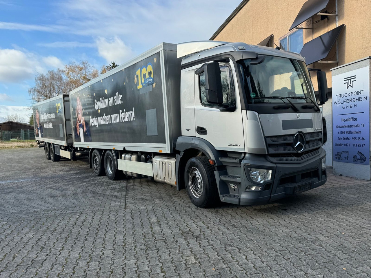 Mercedes-Benz Antos 2540/Durchladbar/2xLBW/Frigoblock - Hladnjača: slika 1 Mercedes-Benz Antos 2540/Durchladbar/2xLBW/Frigoblock - Hladnjača: slika 1