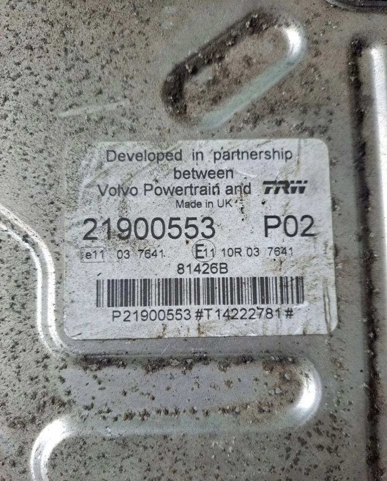 KASETA KOMPUTER STEROWNIK SILNIKA RENAULT GAMA T C K 21900553 P02 - Upravljačka jedinica: slika 2 KASETA KOMPUTER STEROWNIK SILNIKA RENAULT GAMA T C K 21900553 P02 - Upravljačka jedinica: slika 2