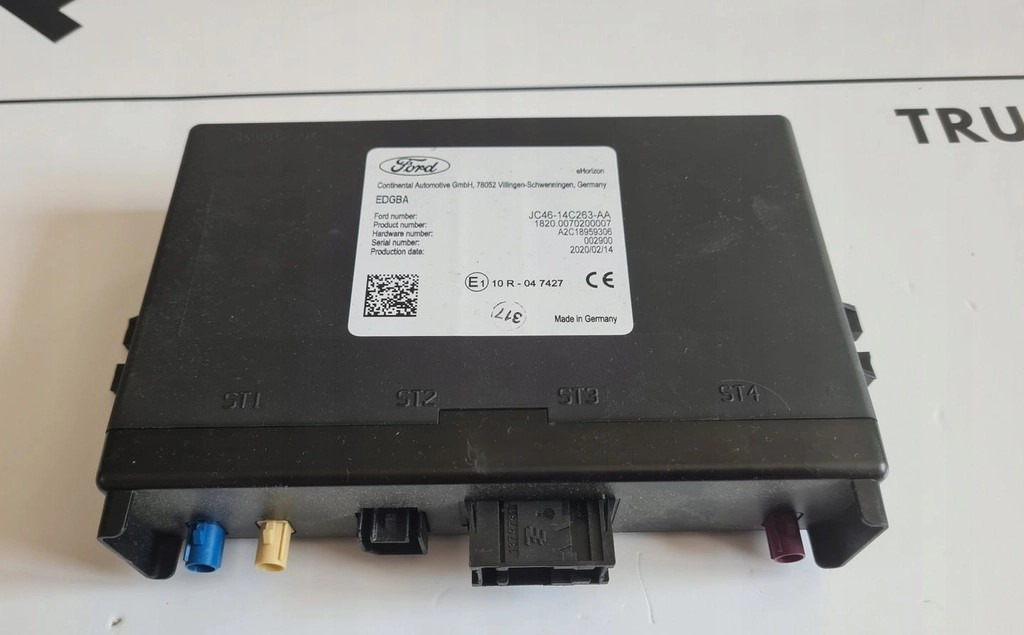 STEROWNIK KOMPUTER EDGBA FORD F-MAX 500 TRUCKS EURO 6 JC46 - 14C263 - AA - Upravljačka jedinica: slika 2 STEROWNIK KOMPUTER EDGBA FORD F-MAX 500 TRUCKS EURO 6 JC46 - 14C263 - AA - Upravljačka jedinica: slika 2