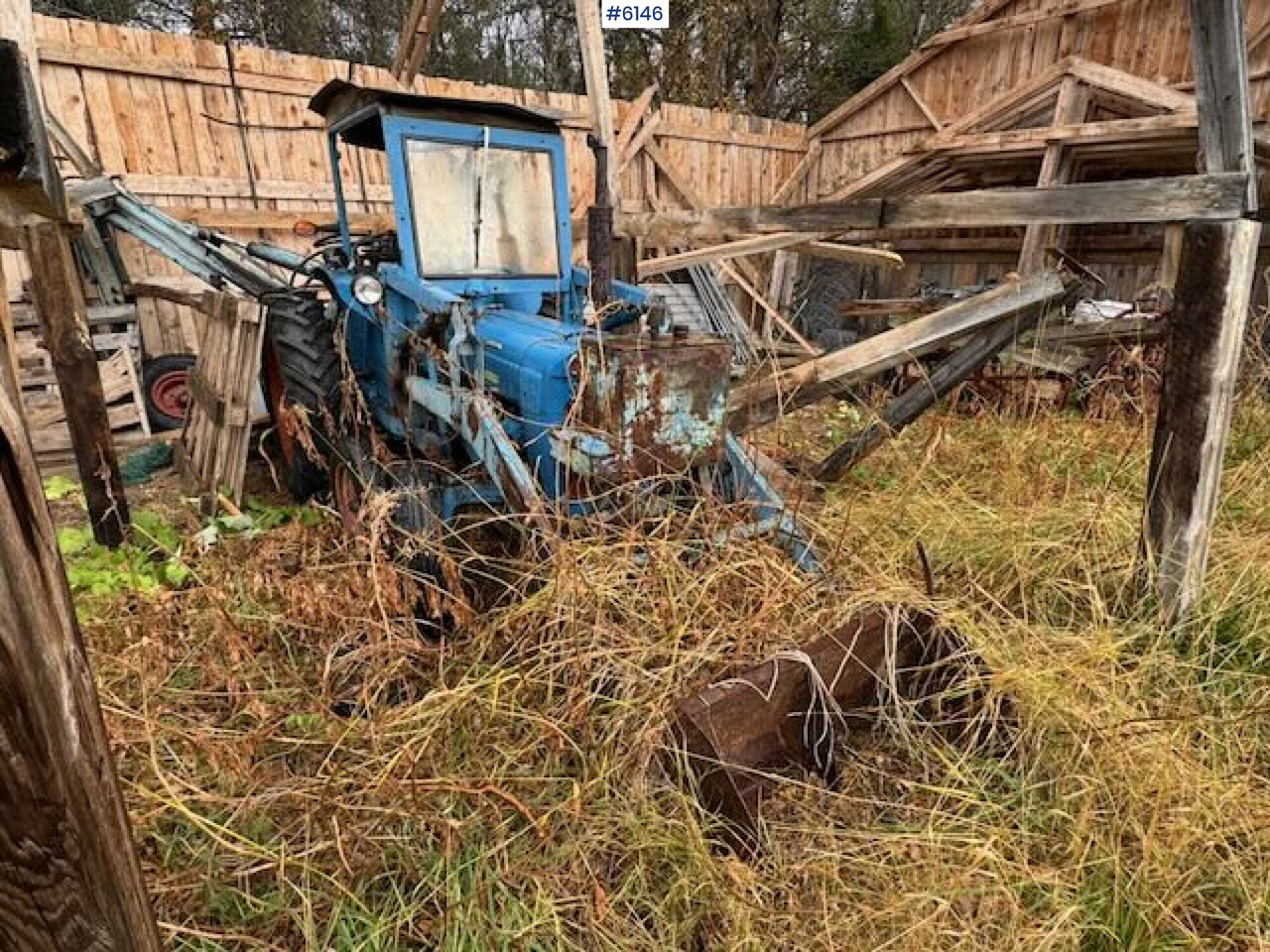1962 Fordson Dexta with Hamjern backhoe attachment - Traktor: slika 4 1962 Fordson Dexta with Hamjern backhoe attachment - Traktor: slika 4