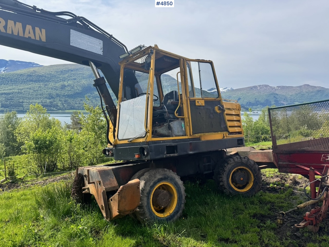 1983 Åkerman H7 Wheeled excavator with digging bucket - Bager: slika 2 1983 Åkerman H7 Wheeled excavator with digging bucket - Bager: slika 2