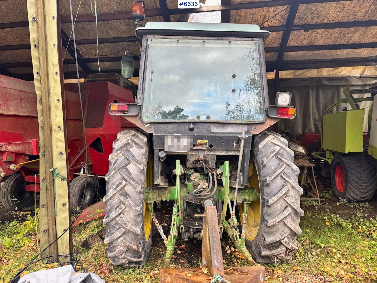 1985 John Deere 2040 4x4 m/ Frontlaster. - Traktor: slika 4 1985 John Deere 2040 4x4 m/ Frontlaster. - Traktor: slika 4