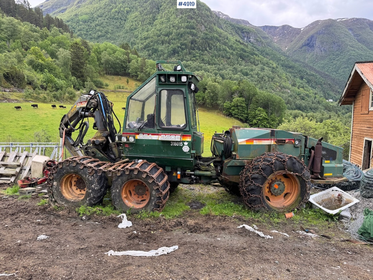 1987 Øsa 250 Harvester - Kombajn za šumarstvo: slika 4 1987 Øsa 250 Harvester - Kombajn za šumarstvo: slika 4