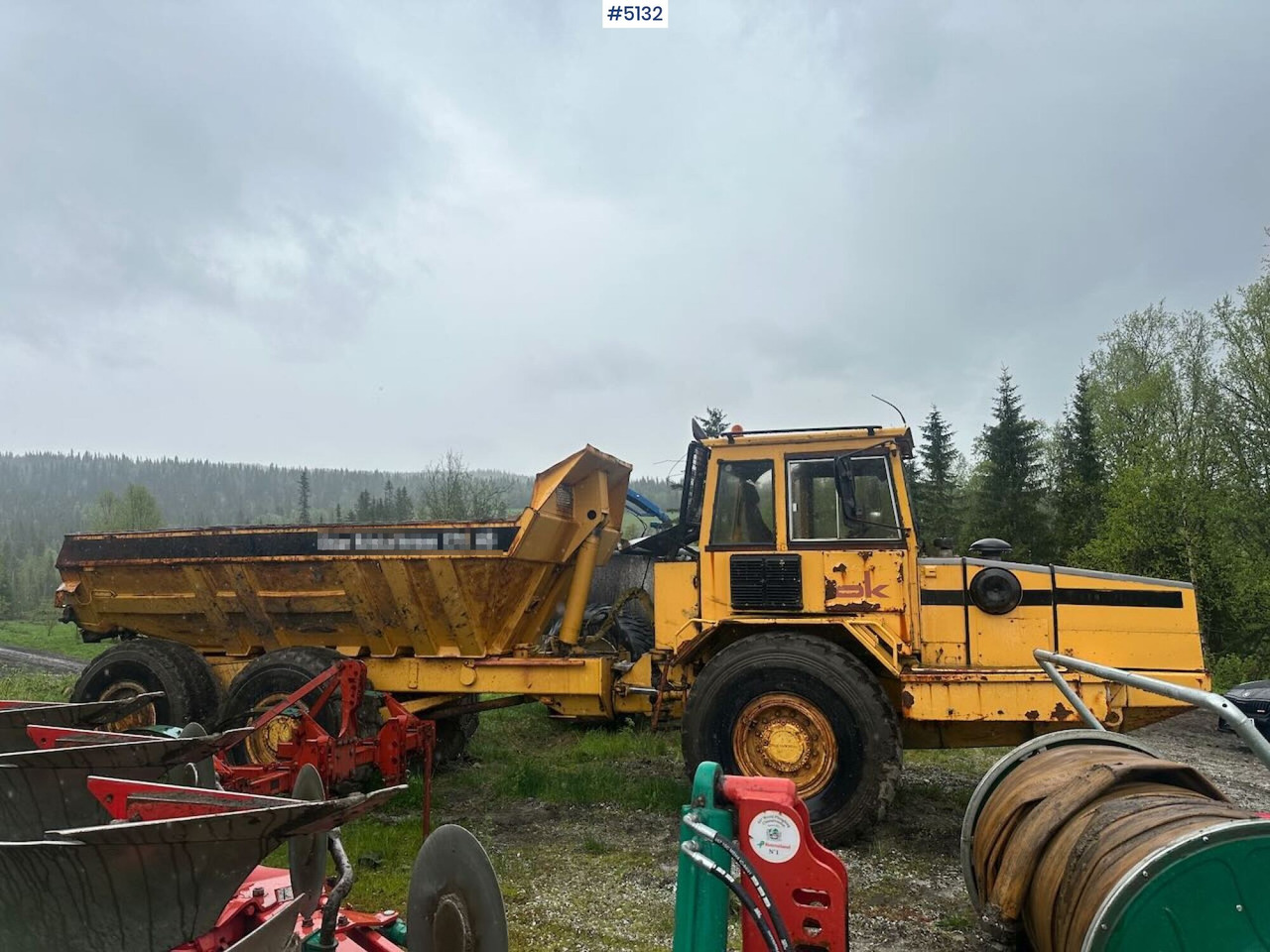 Zglobni kiper 1987 Volvo A20 6x4 dump truck w/ white plates. WATCH VIDEO.: slika 12