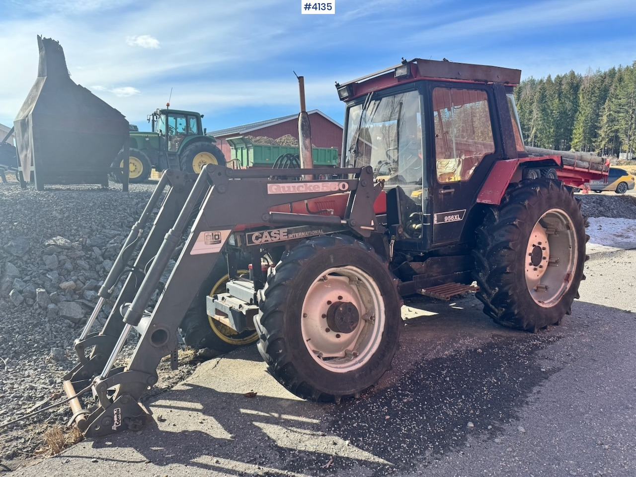 Traktor 1988 Case Internati9onal 956XL 4x4 w/ Front loader. Rep object.: slika 1