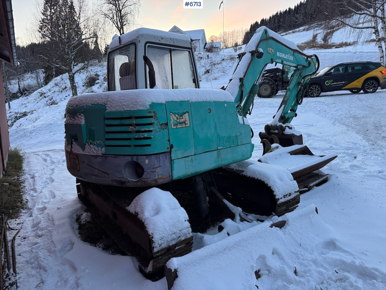 1994 Komatsu PC 95 w/ 2 buckets. - Mini bager: slika 3 1994 Komatsu PC 95 w/ 2 buckets. - Mini bager: slika 3
