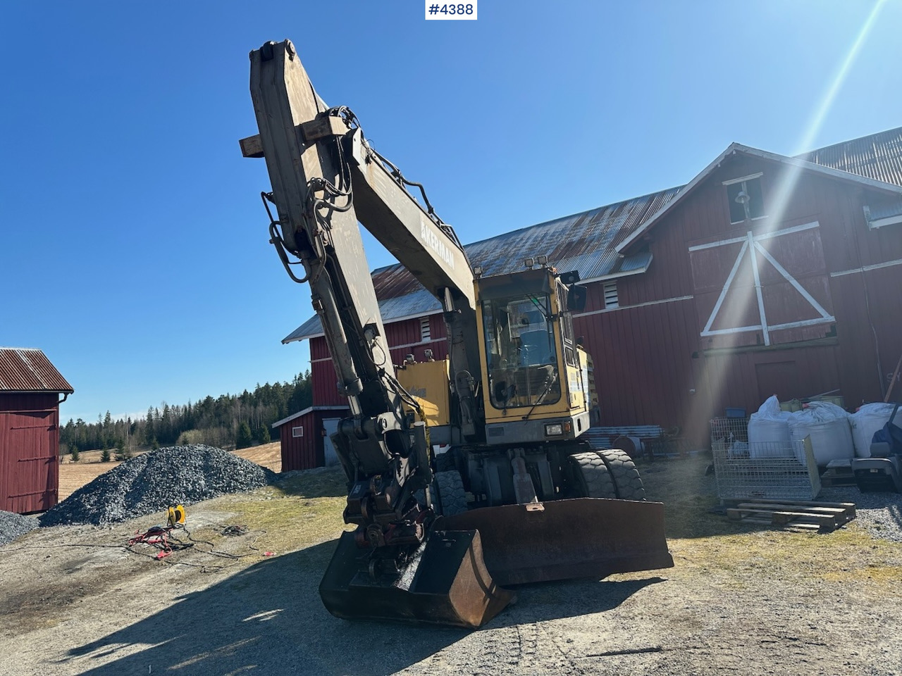 1995 Åkermann EW200 Wheel machine w/ grading bucket og tiltrotator. WATCH VIDEO. - Bager: slika 4 1995 Åkermann EW200 Wheel machine w/ grading bucket og tiltrotator. WATCH VIDEO. - Bager: slika 4
