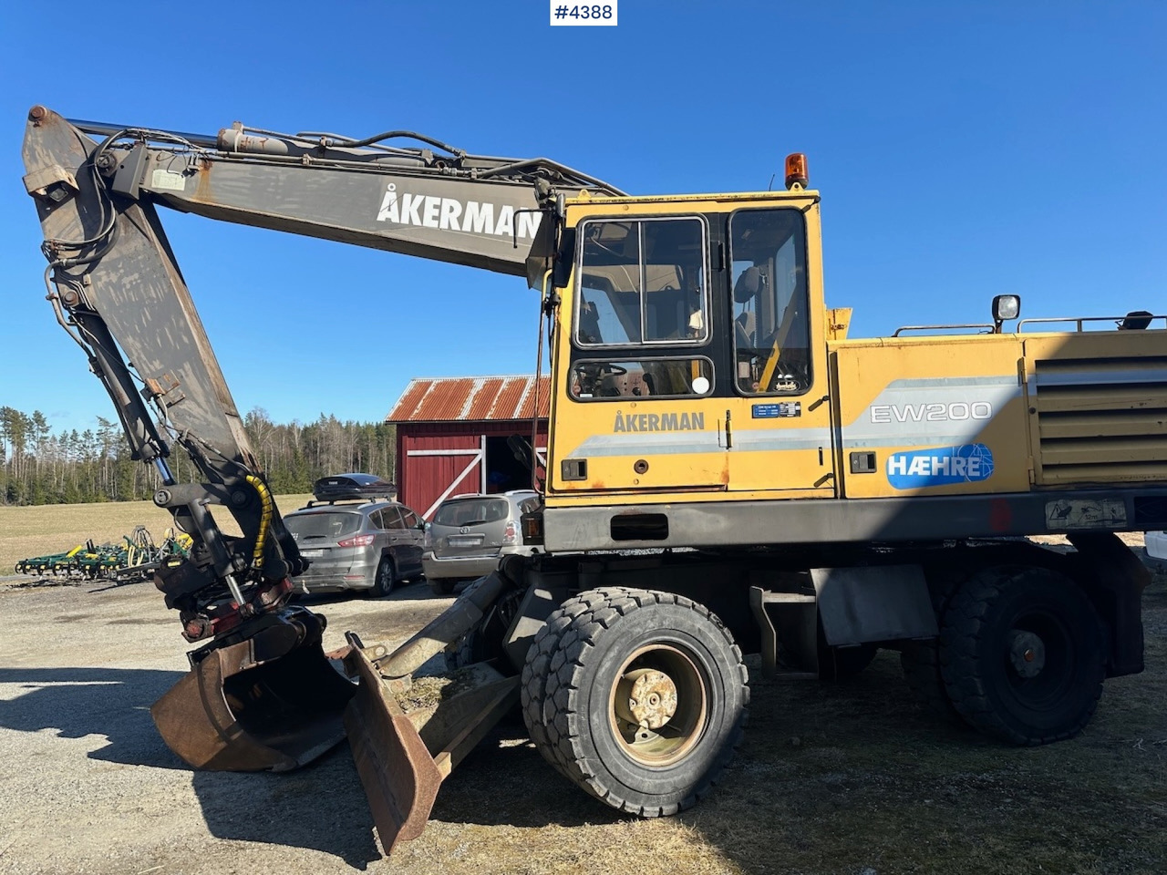 1995 Åkermann EW200 Wheel machine w/ grading bucket og tiltrotator. WATCH VIDEO. - Bager: slika 2 1995 Åkermann EW200 Wheel machine w/ grading bucket og tiltrotator. WATCH VIDEO. - Bager: slika 2