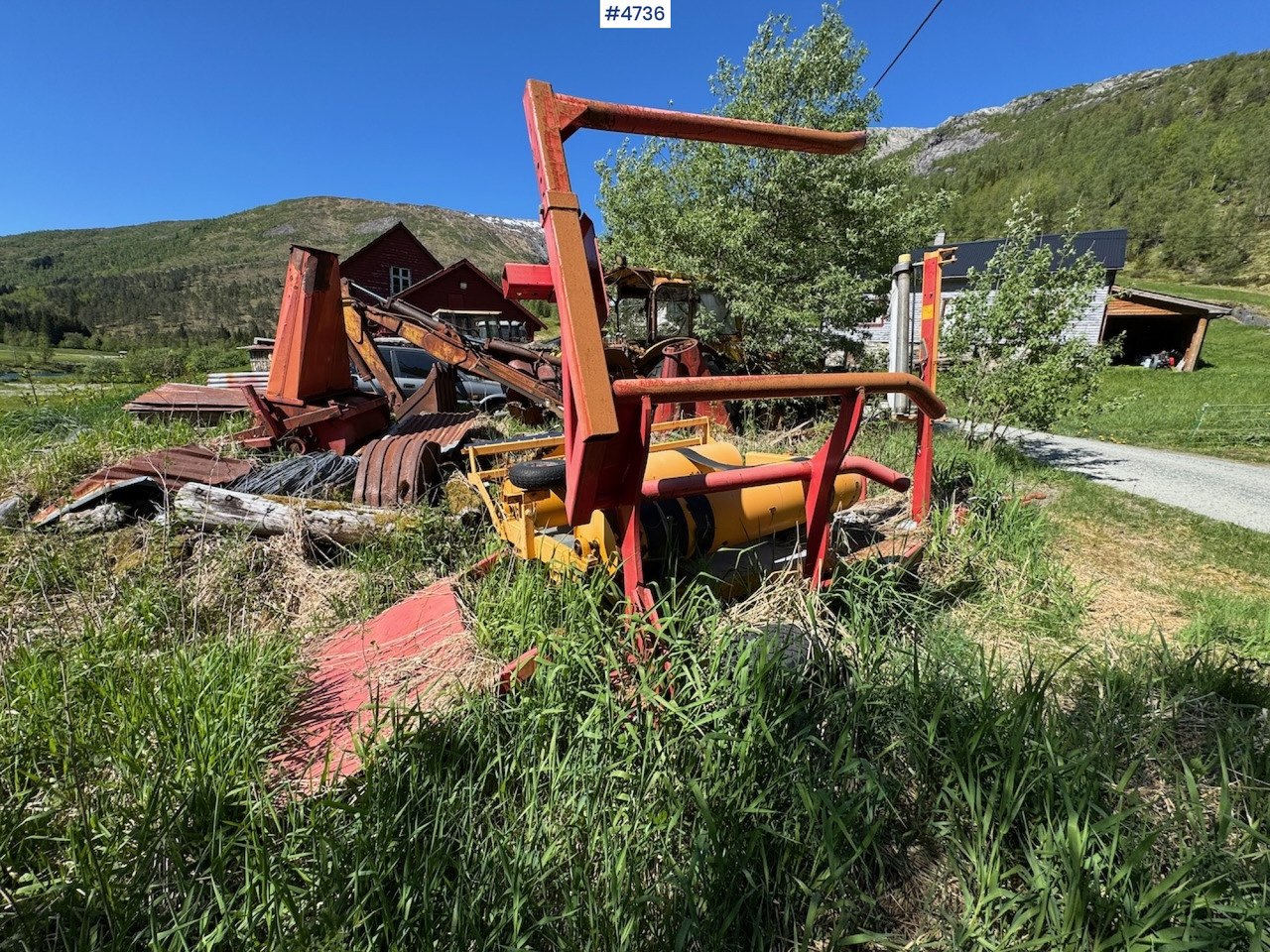 1997 Tellefsdal AW 4000 round bale wrapper - Oprema za prevrtanje i razlaganje: slika 4 1997 Tellefsdal AW 4000 round bale wrapper - Oprema za prevrtanje i razlaganje: slika 4