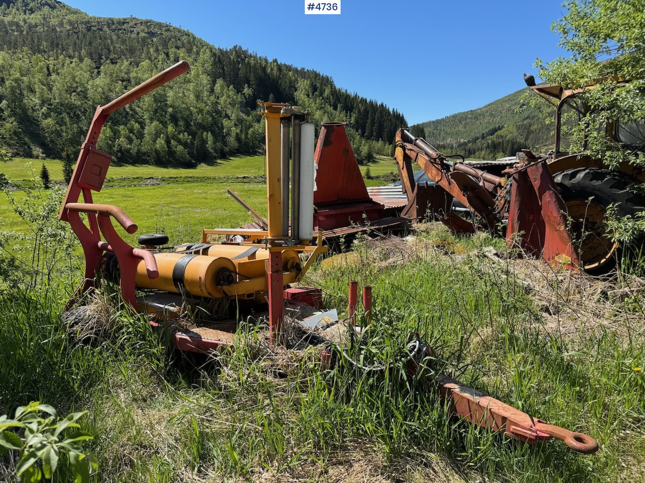 1997 Tellefsdal AW 4000 round bale wrapper - Oprema za prevrtanje i razlaganje: slika 2 1997 Tellefsdal AW 4000 round bale wrapper - Oprema za prevrtanje i razlaganje: slika 2