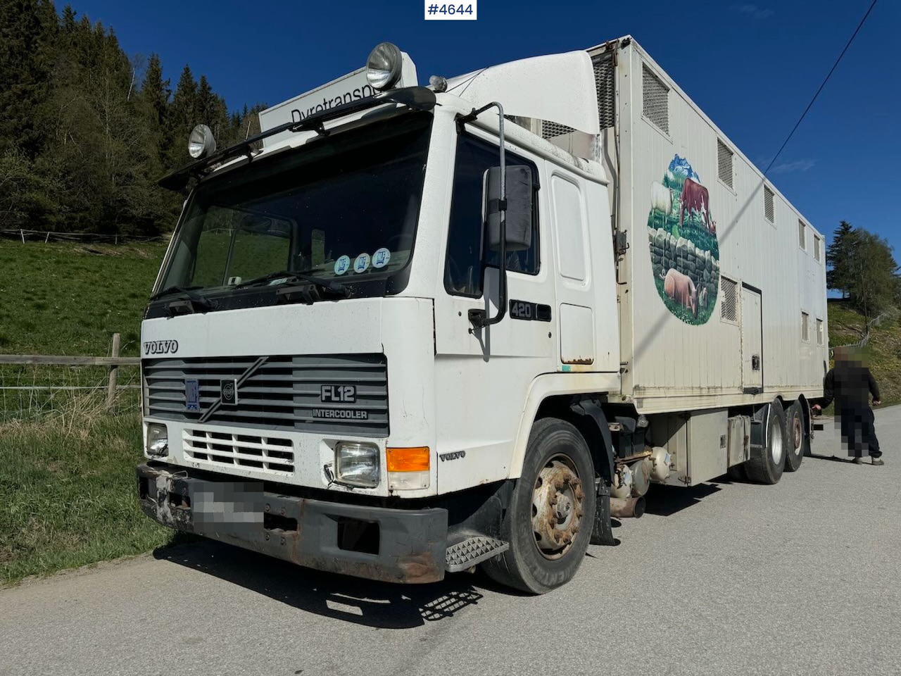 1997 Volvo FL12 6x2 Dyretransportbil - Kamion za prevoz stoke: slika 3 1997 Volvo FL12 6x2 Dyretransportbil - Kamion za prevoz stoke: slika 3