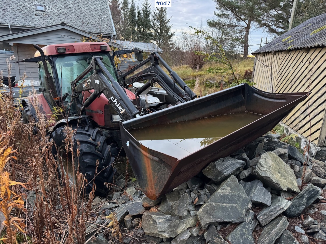 1999 Case IH Maxxum MX 100C w/ front loader, bucket and blade. Repair object. - Traktor: slika 2 1999 Case IH Maxxum MX 100C w/ front loader, bucket and blade. Repair object. - Traktor: slika 2