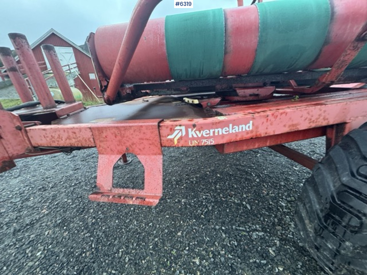 Oprema za prevrtanje i razlaganje 2002 Kverneland UN 7515 round bale wrapper: slika 16