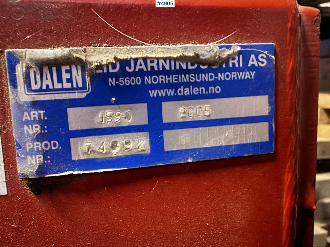 2005 Dalen Round bale grab - Oprema za prevrtanje i razlaganje: slika 5 2005 Dalen Round bale grab - Oprema za prevrtanje i razlaganje: slika 5
