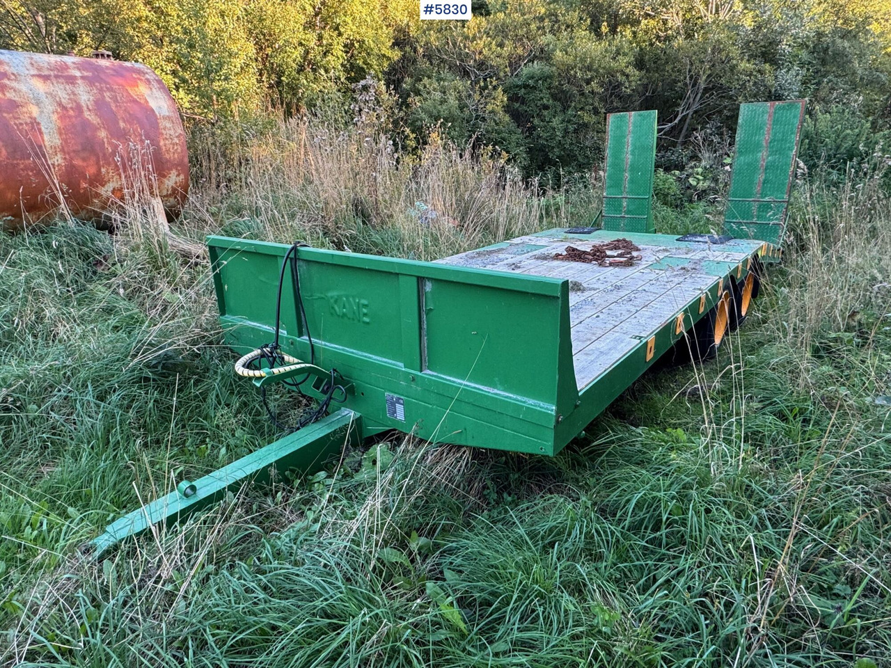 2005 Kane machine trailer - Niska prikolica za prevoz: slika 1 2005 Kane machine trailer - Niska prikolica za prevoz: slika 1