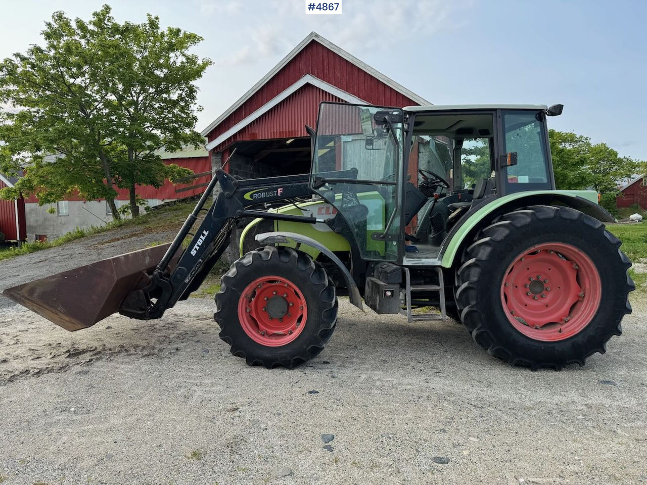 2007 Claas Celtis 446 with front loader, pallet forks, and bucket - Traktor: slika 4 2007 Claas Celtis 446 with front loader, pallet forks, and bucket - Traktor: slika 4