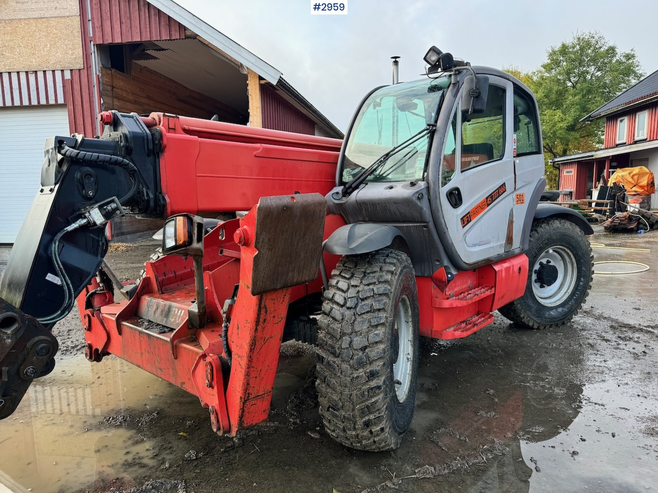 2009 Manitou MT 1440 Telescopic truck w/ Bucket, Pallet forks and Lifting jib - Traktor: slika 1 2009 Manitou MT 1440 Telescopic truck w/ Bucket, Pallet forks and Lifting jib - Traktor: slika 1