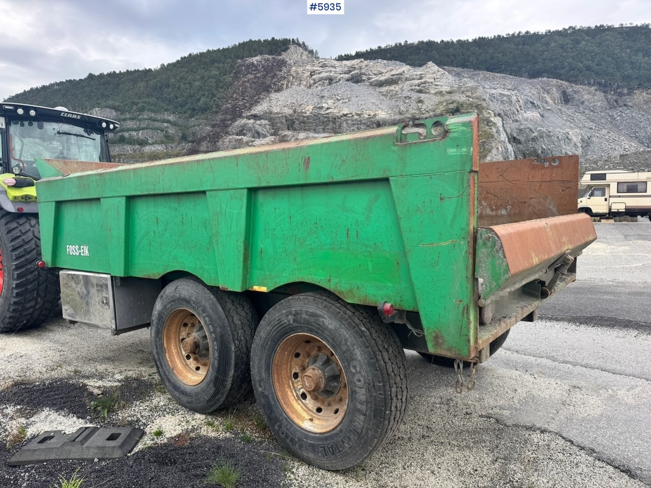 2011 Foss Eik Dumper Trailer. - Traktorska prikolica za farmu/ Kiper: slika 3 2011 Foss Eik Dumper Trailer. - Traktorska prikolica za farmu/ Kiper: slika 3